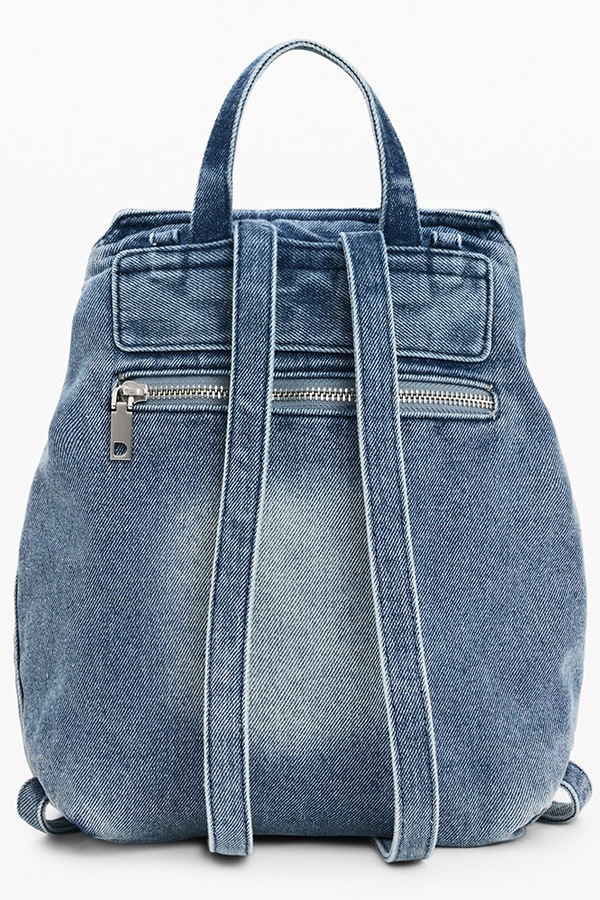 DESIGUAL �ǥ������� ��ǥ����� �Хå��ѥå� 26SAKD07 BACK_HALF LOGO DENIM LUENA MINI 5005