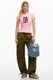 DESIGUAL �ǥ������� ��ǥ����� �Хå��ѥå� 26SAKD07 BACK_HALF LOGO DENIM LUENA MINI 5005