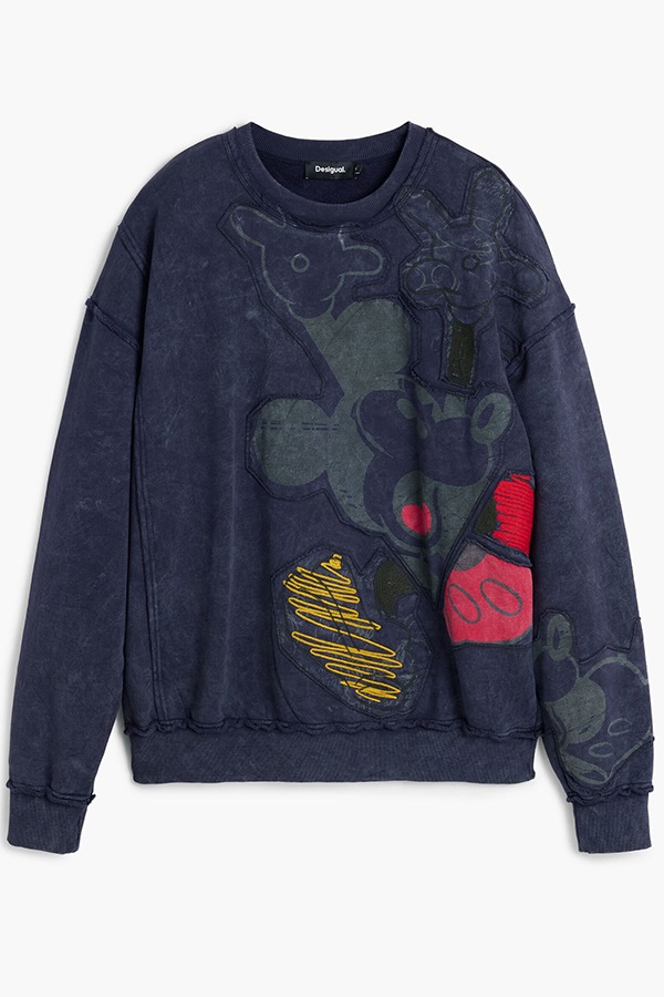 DESIGUAL �ǥ������� ��� �������å� 26SMSK02 SWEAT_MASTER DISNEY 5000