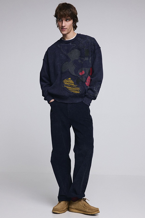 DESIGUAL �ǥ������� ��� �������å� 26SMSK02 SWEAT_MASTER DISNEY 5000