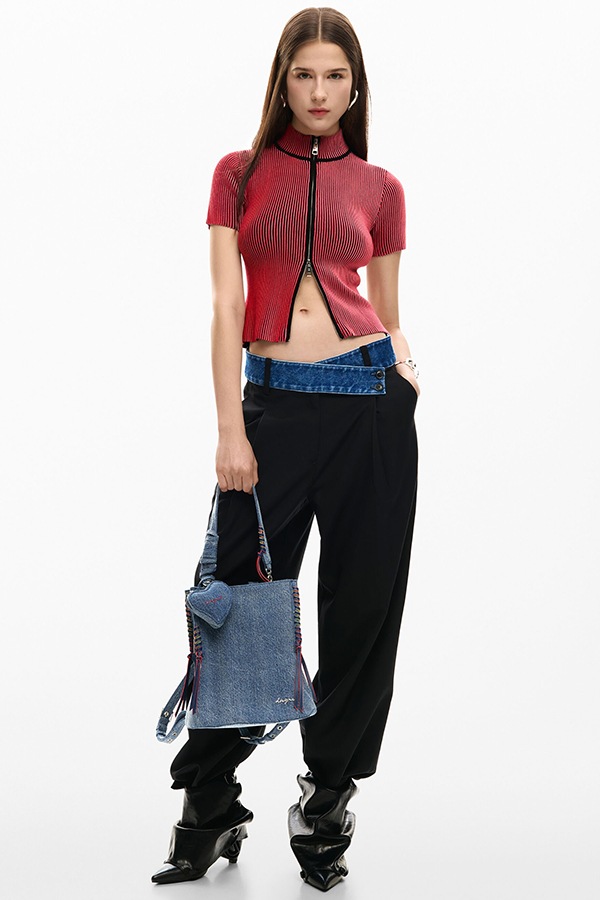 DESIGUAL �ǥ������� ��ǥ����� �Хå��ѥå� 26SAKD08 BACK_TORIO DENIM SUMY MINI SOFT 5005