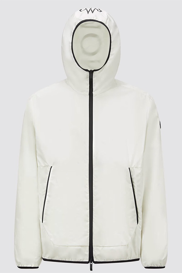 MONCLER ホワイト ナイロンジャケット　 サイズ/03 極美品】MONCLER ナイロンジャケット 白 0 ユニセックス M 22ss