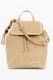 DESIGUAL �ǥ������� ��ǥ����� �Хå��ѥå� 26SAKO01 BACK_HALF LOGO RAFFIA LUENA MINI 1014