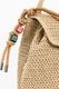 DESIGUAL �ǥ������� ��ǥ����� �Хå��ѥå� 26SAKO01 BACK_HALF LOGO RAFFIA LUENA MINI 1014