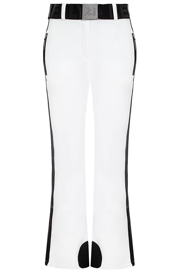 ��SALE 30%��KELLY �ѥ�� ��ǥ����� Functional softshell ski pant with stripe and belt K24S-2081 BELLA 00 white