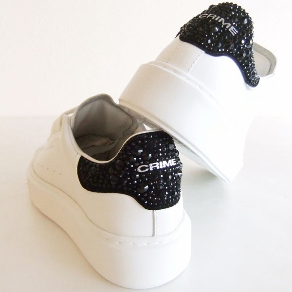 CRIME LONDON ǥ 塼 28706AA6  ELEVATE  LADIES 10/WHITE BLACK