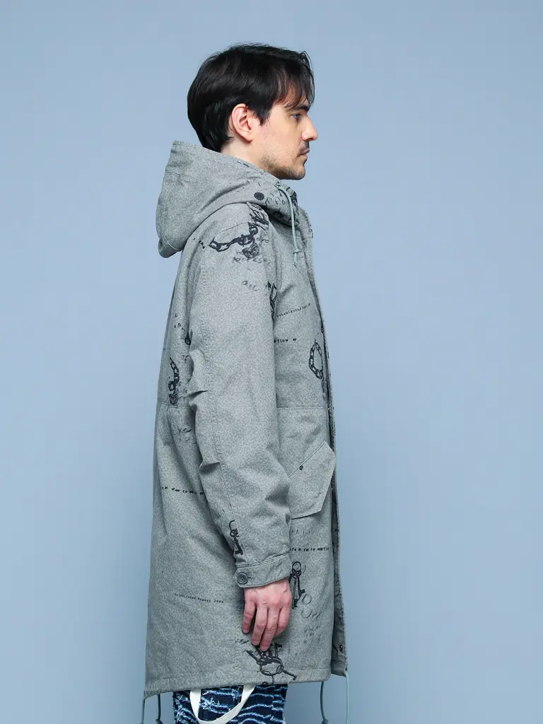 ��SALE 50%��ONE MADE ���ᥤ�� ��� ������ ONE-1440 MODS COAT LIGHT GRAY