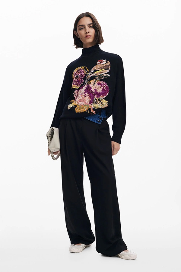 ��SALE 50%��DESIGUAL �ǥ������� ��ǥ����� �������� 25WWJF04 JERS_BIRD_LACROIX 2000