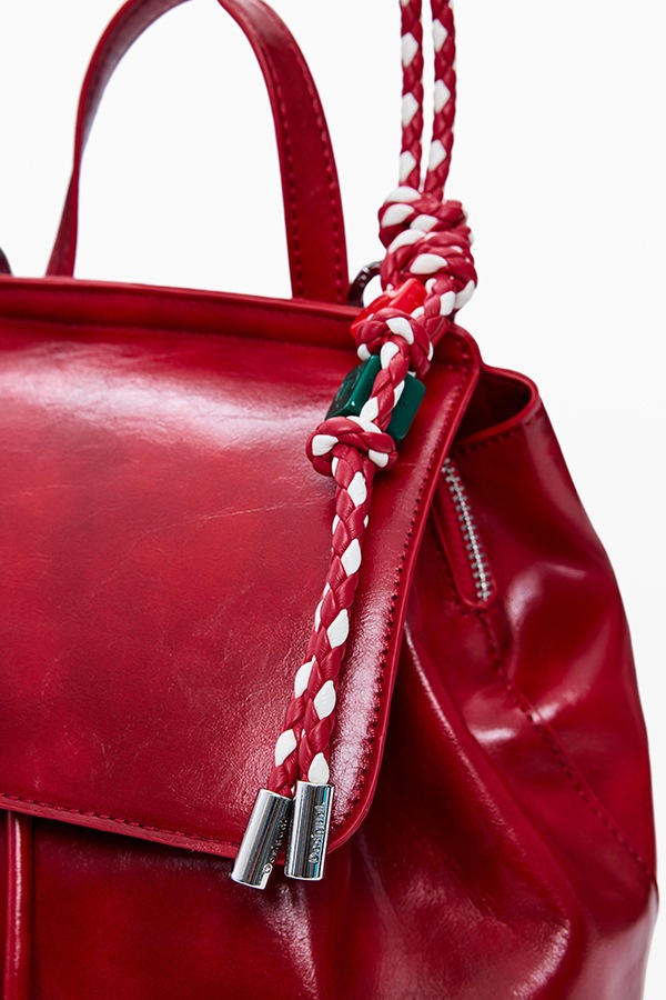 DESIGUAL �ǥ������� ��ǥ����� �Хå��ѥå� 26SAKP20 BACK_HALF LOGO LUENA MINI RED 3000