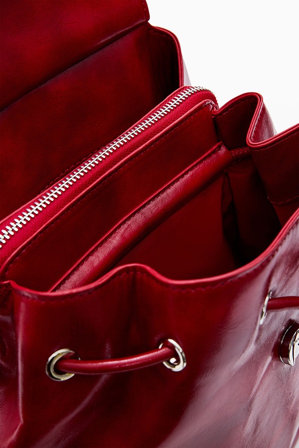 DESIGUAL �ǥ������� ��ǥ����� �Хå��ѥå� 26SAKP20 BACK_HALF LOGO LUENA MINI RED 3000
