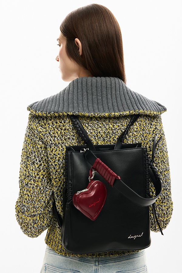 DESIGUAL �ǥ������� ��ǥ����� �Хå��ѥå� 26SAKP21 BACK_TORIO BLACK SUMY MINI SOFT 2000