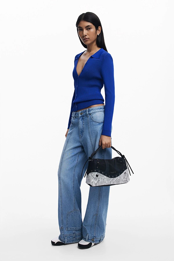 ��SALE 50%��DESIGUAL �ǥ������� �Хå� ��ǥ����� 25WAXP29 BAG_SNAKE PATCH BERGAMO 2000