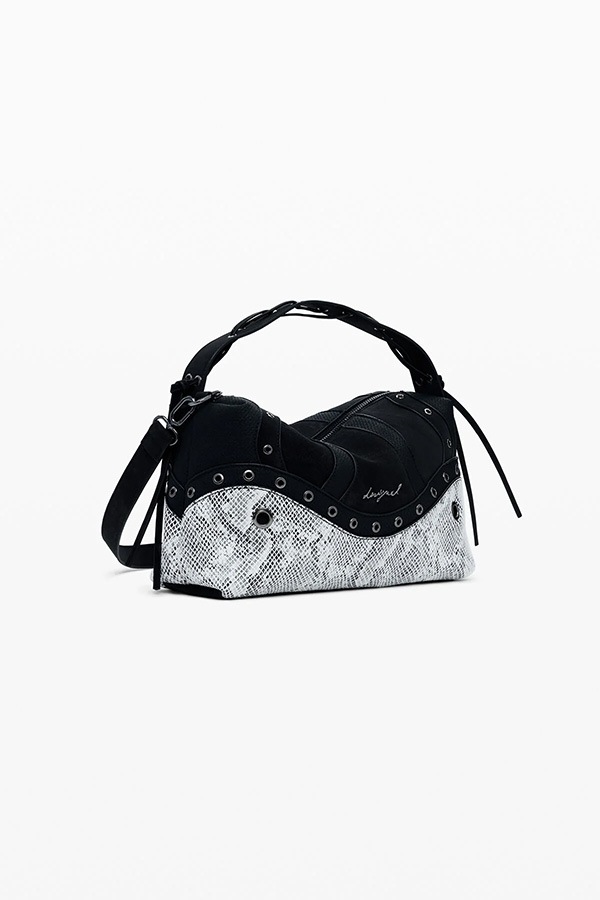 ��SALE 50%��DESIGUAL �ǥ������� �Хå� ��ǥ����� 25WAXP29 BAG_SNAKE PATCH BERGAMO 2000