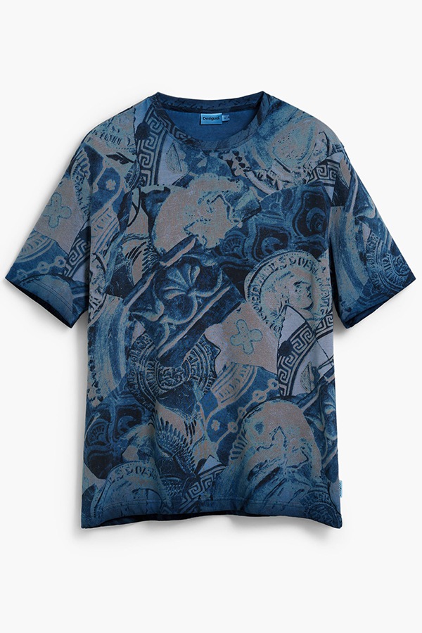 DESIGUAL �ǥ������� ��� ���åȥ��� 26SMTK04 TS_MOSAIC FULL PRINTED 5014