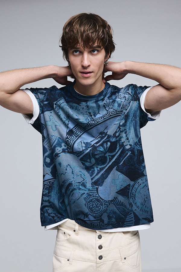 DESIGUAL �ǥ������� ��� ���åȥ��� 26SMTK04 TS_MOSAIC FULL PRINTED 5014