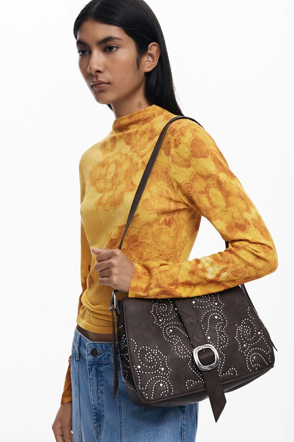 ��SALE 50%��DESIGUAL �ǥ������� �Хå� ��ǥ����� 25WAXP34 BAG_POKER FACE POSADAS MINI 2.0 CHOCO 6009