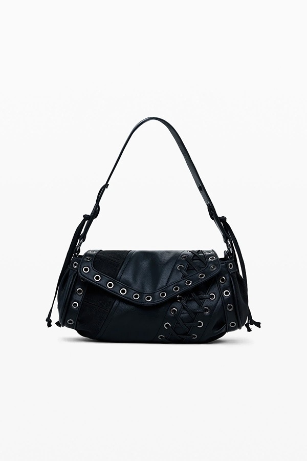 ��SALE 50%��DESIGUAL �ǥ������� �Хå� ��ǥ����� 25WAXP36 BAG_TANGO_BLACK PATCH ZARAUZ 2000