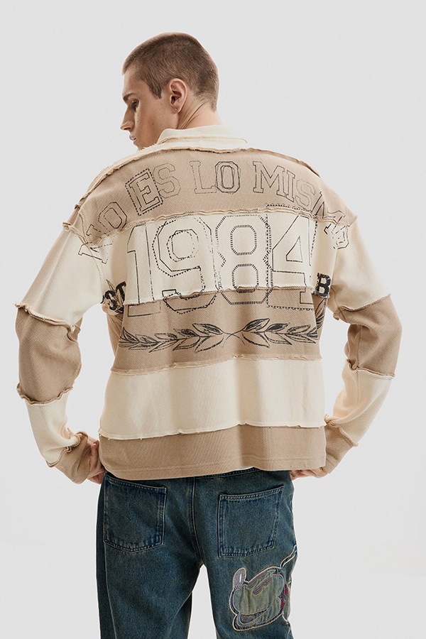 ��SALE 30%��DESIGUAL �ǥ������� ��� ���åȥ��� 26SMTK09 TS_POLO L/S BLOCK 2005
