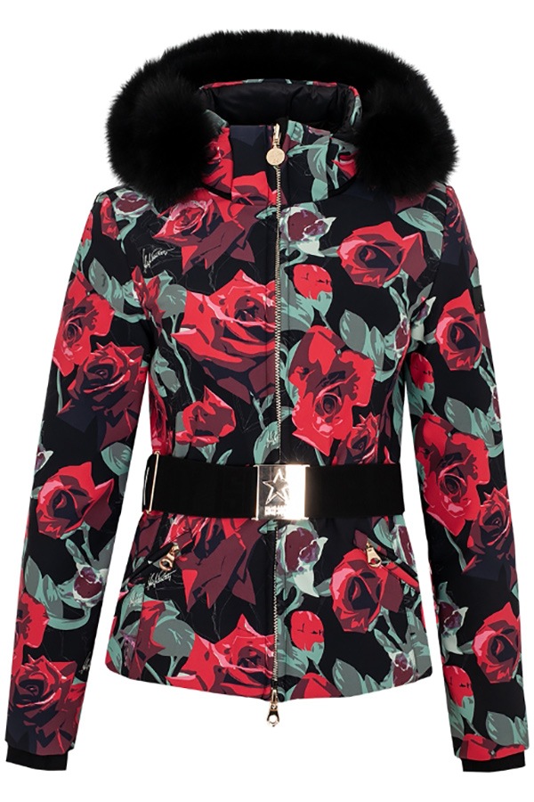 High Society ǥ  㥱å HS9940 Rose 650 black rose print