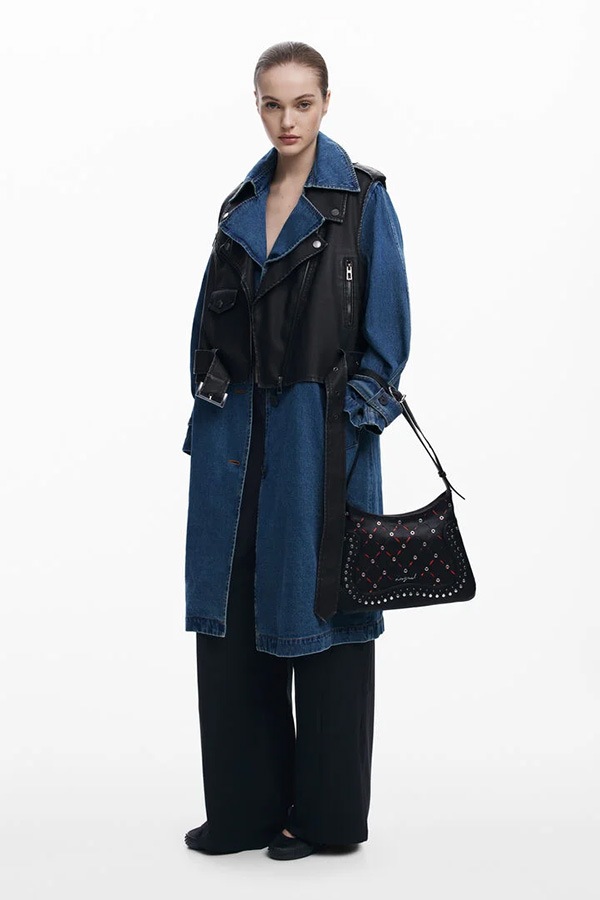 ��SALE 50%��DESIGUAL �ǥ������� �Хå� ��ǥ����� 25WAXP38 BAG_YANKEE MANAOS BLACK 2000