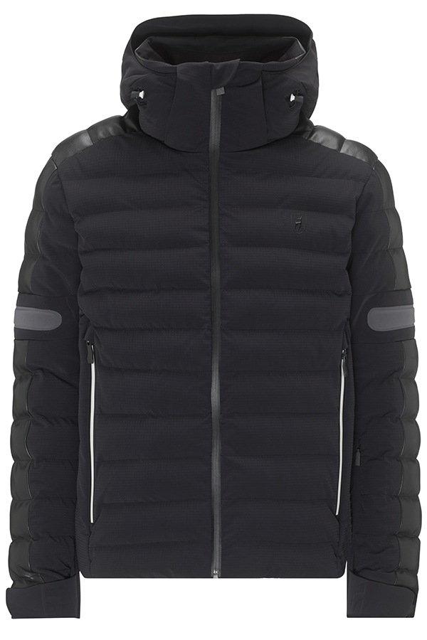 Toni Sailer �ȥˡ��������顼 ��� ���������㥱�å� 351131FL GIDEON FAUX LEATHER Men Ski Jacket 100 black