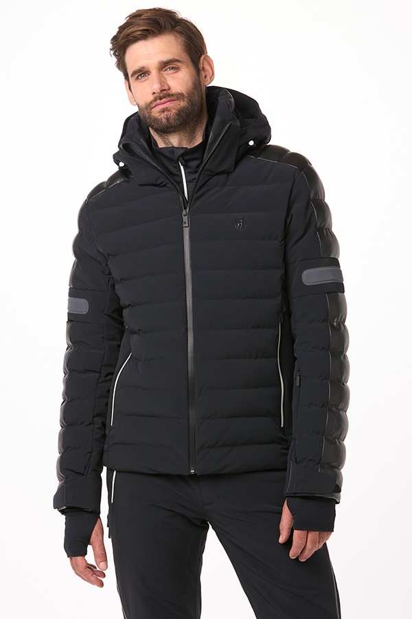 Toni Sailer �ȥˡ��������顼 ��� ���������㥱�å� 351131FL GIDEON FAUX LEATHER Men Ski Jacket 100 black