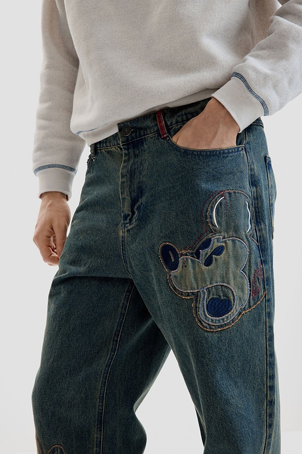DESIGUAL �ǥ������� ��� �ѥ�� 26SMDD05 DENIM_MICKEY PATCH 5053