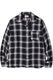 SUN SURF ���󥵡��� �����ϥ���� SC29120 RAYON OMBLE CHECK L/S OPEN SHIRT 119 BLACK