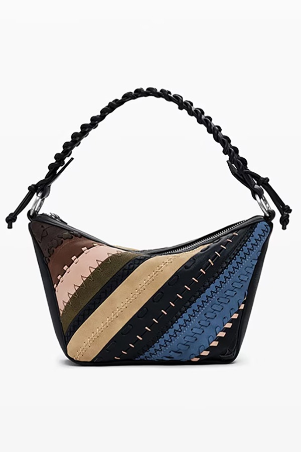 ��SALE 50%��DESIGUAL �ǥ������� ��ǥ����� �Хå� 25WAXP78 BAG_QUEBEC_WHIPSTITCH PATCH_MUNICH MINI 6000