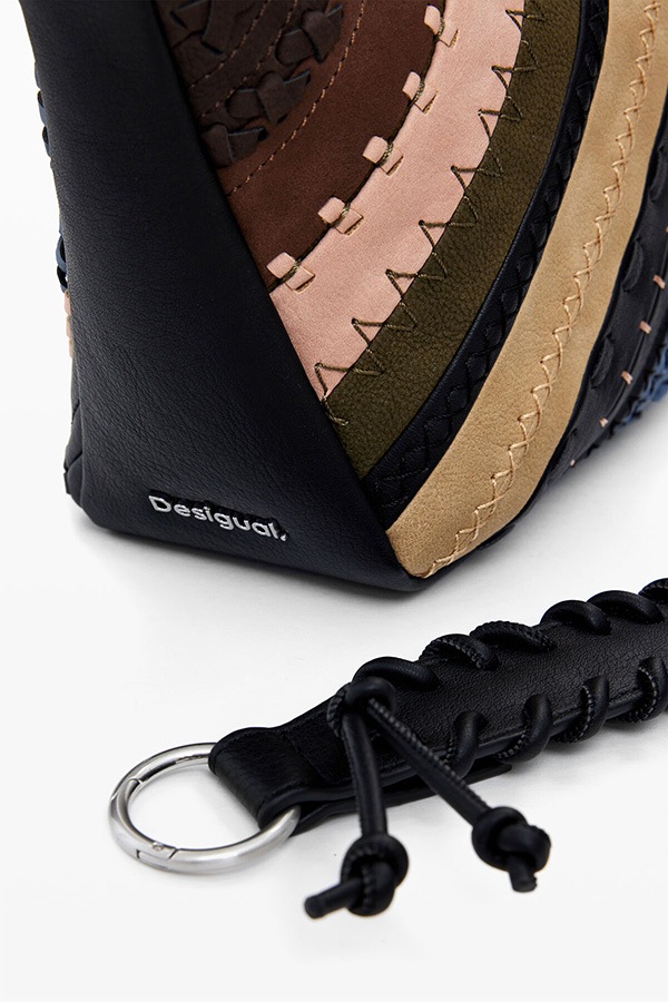 ��SALE 50%��DESIGUAL �ǥ������� �Хå� ��ǥ����� 25WAXP78 BAG_QUEBEC_WHIPSTITCH PATCH_MUNICH MINI 6000