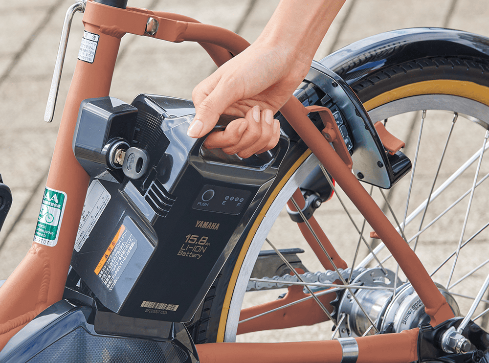 YAMAHA ヤマハ 電動自転車 バッテリー 12.3Ah ホワイト 新品 正規品