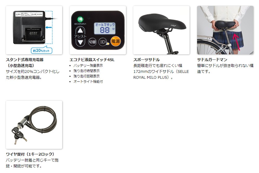 Panasonic パナソニック 電動自転車 オフタイム 前18/後20インチ 2022年モデル ELW075