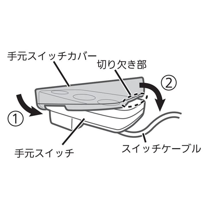 Panasonic パナソニック 手元スイッチカバー NAH554 | おしゃれな電動