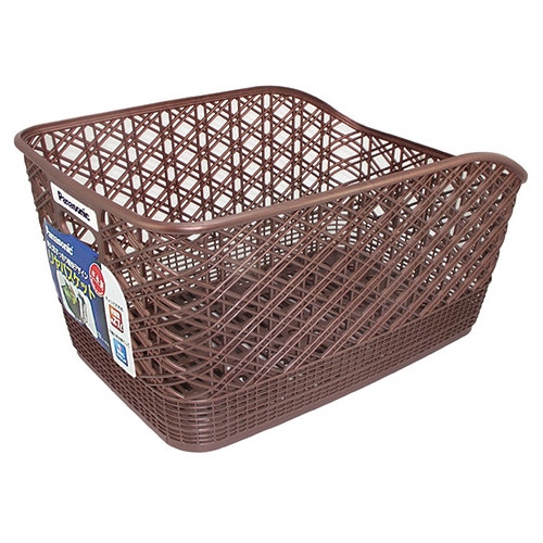 Panasonic パナソニック リヤバスケット シルバー ブラウン ガンメタ