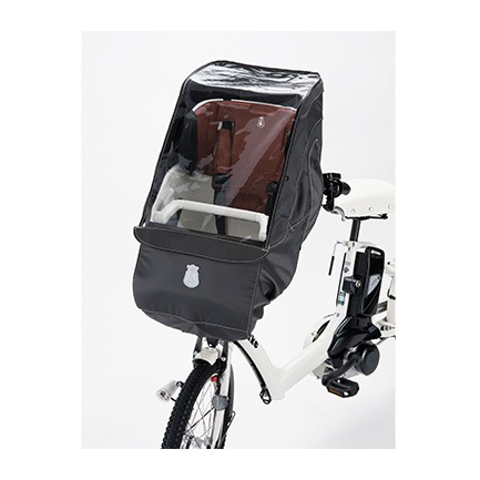 ビッケ　電動自転車　フロントチャイルドシート　ダークグレー ベビーシート BRIDGESTONE 自転車 チャイルドシート 前 子供 ダークグレー