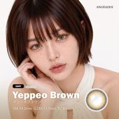 1day ANGELIQUE 14.2mm Yeppeo Brown �����åݥ֥饦�� ���ǡ� ���󥸥��꡼�� (1Ȣ10������)