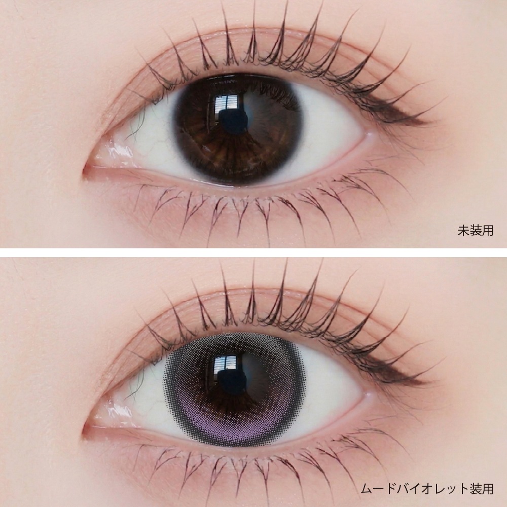 1month ANGELIQUE 14.5mm Mood Violet �ࡼ�ɥХ�����å� �ޥ󥹥꡼ ���󥸥��꡼�� (1Ȣ2������)