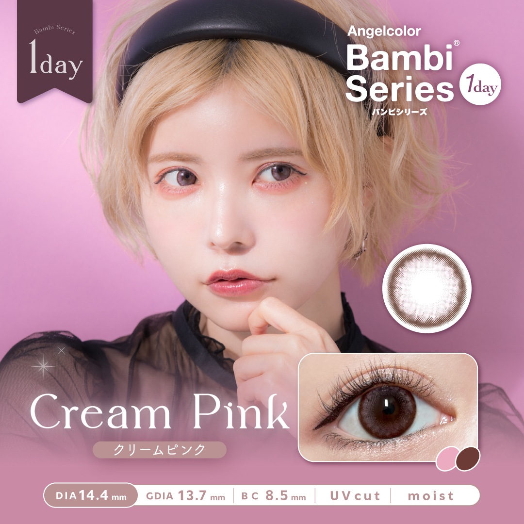 1day Angelcolor Bambi Series 14.2mm ׼ĤФ ǡ 󥸥륫顼 Хӥ꡼ (1Ȣ10)