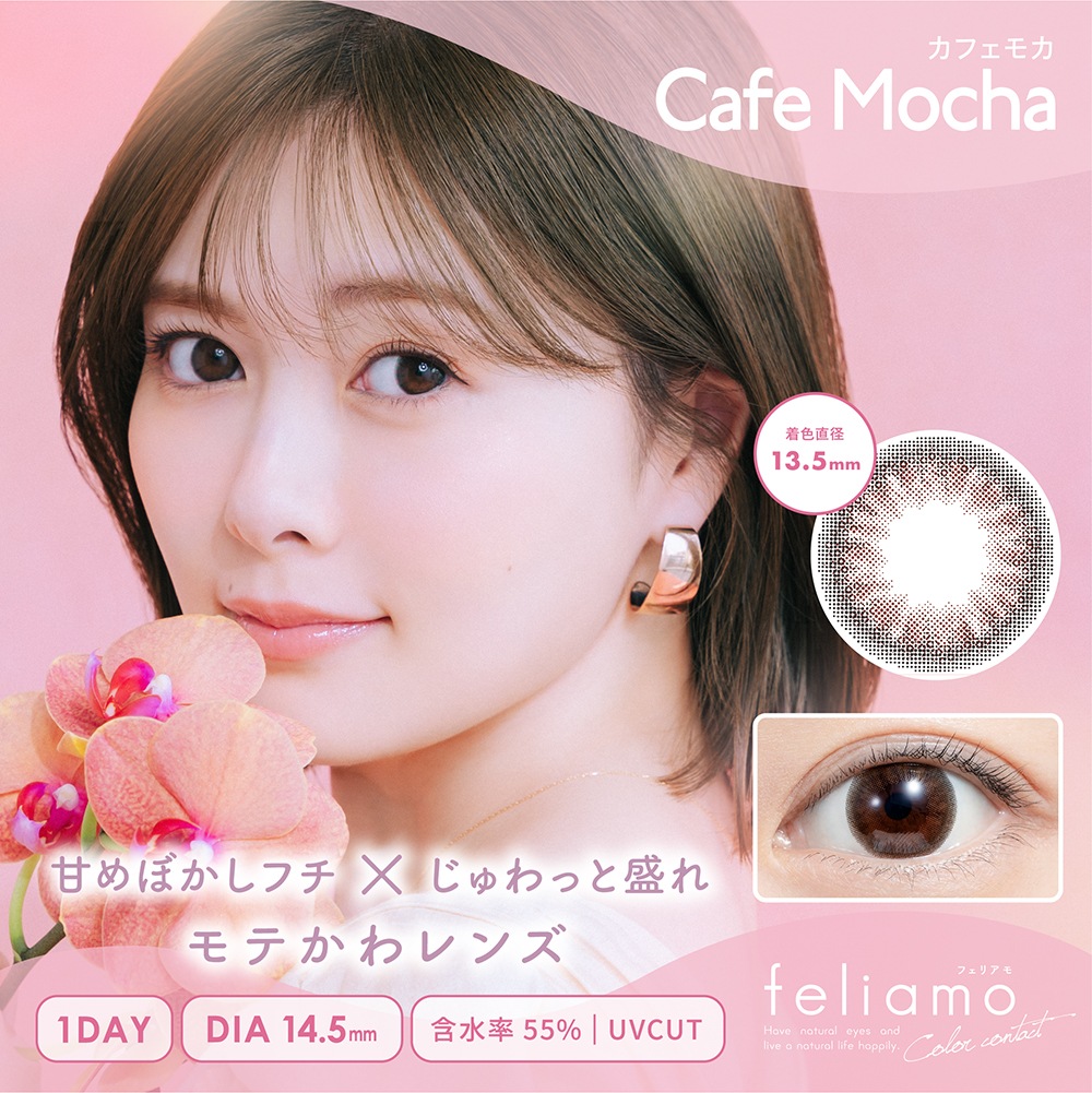 [3Ȣ�ܤ�̵��] 1day feliamo 14.2mm 14.5mm ������� ���ǡ� �ե��ꥢ�� (1Ȣ10����*3Ȣ)
