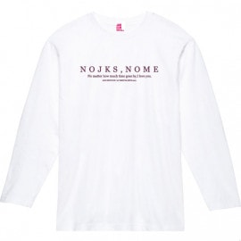 NO JKS NO ME ver.2 JKS GRAPHIC LONG TSHIRT ۥ磻