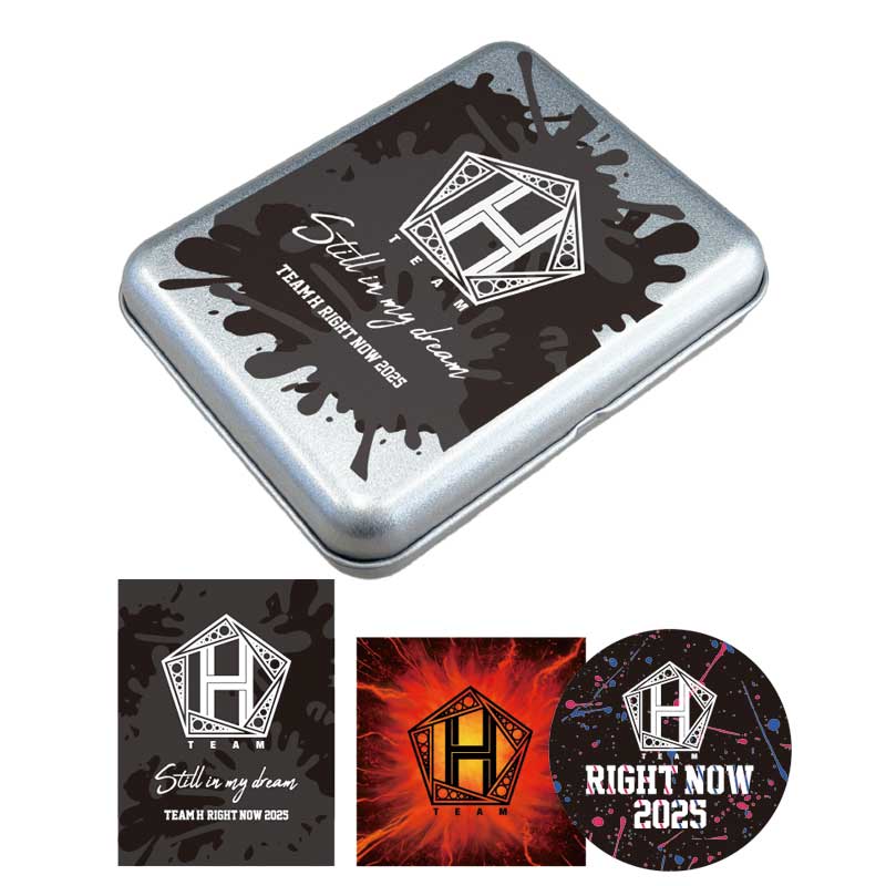 缶ケース＋ステッカー（BLACK） TEAM H RIGHT NOW 2025 | すべての商品