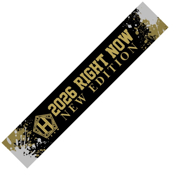 8月入荷予定】マフラータオル（ロゴVer） TEAM H 2026 RINGHT NOW
