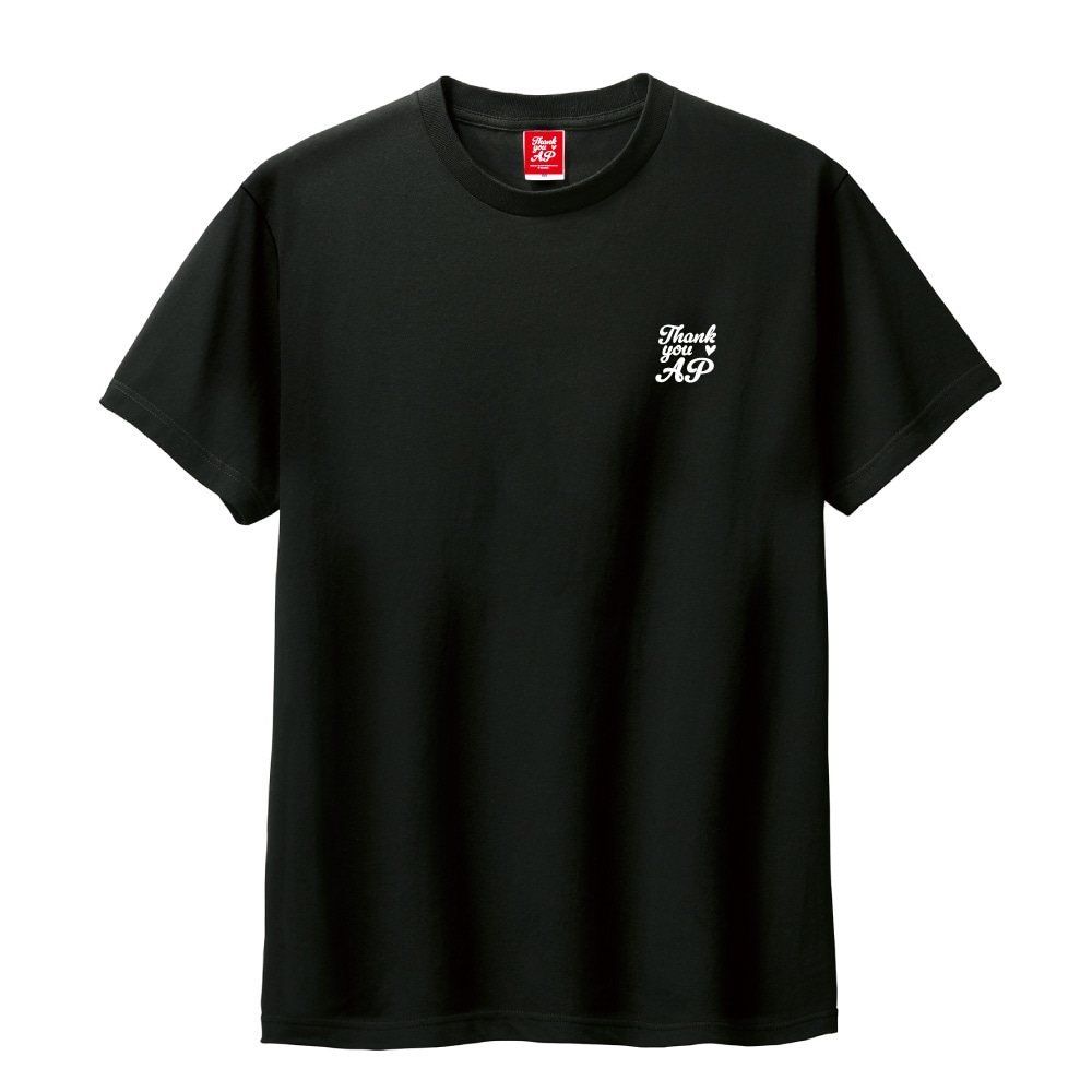9月入荷予定】Tシャツ（BLACK／刺繍ロゴ） THANK YOU AP 2026
