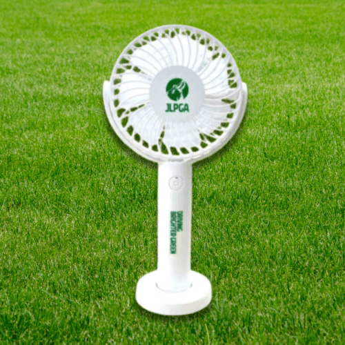 JLPGAロゴ入り ハンディファン