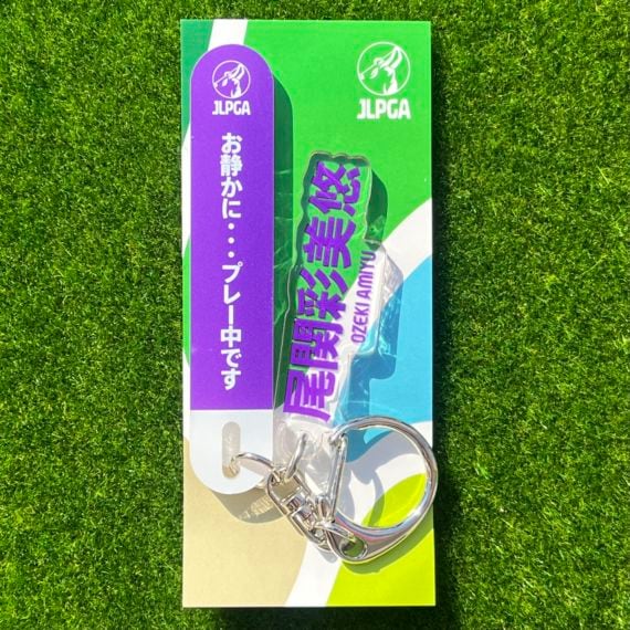 選手応援QUIETアクリルキーホルダー／尾関 彩美悠選手