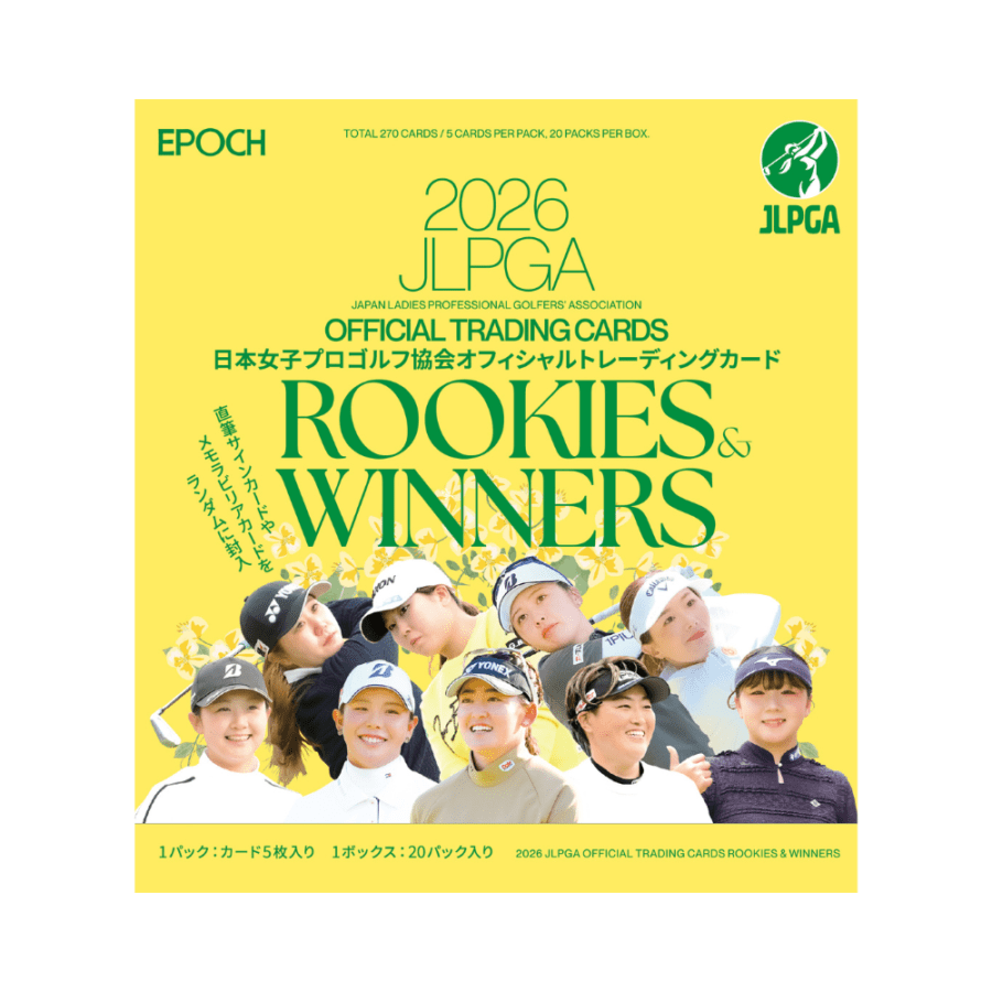 EPOCH 2026 JLPGA OFFICIAL TRADING CARDS ROOKIES & WINNERS
