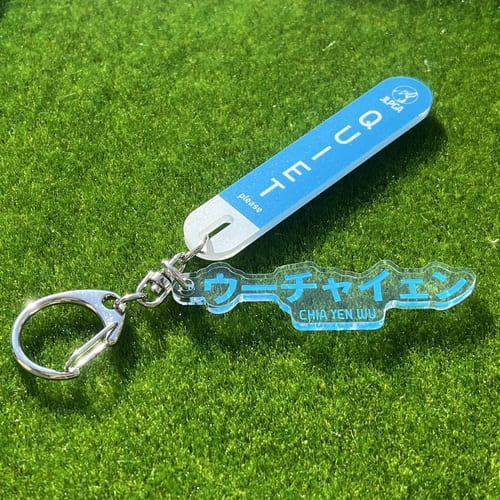 選手応援QUIETアクリルキーホルダー／ウー チャイェン選手