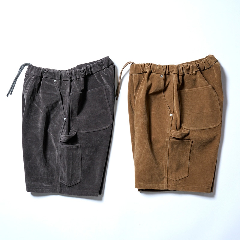 Suede Leather Work Shorts