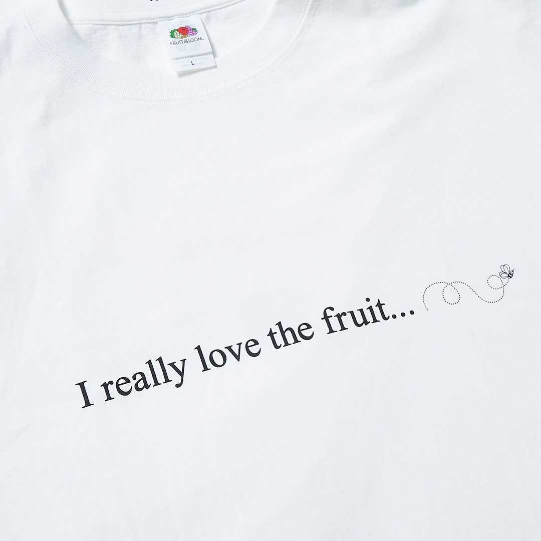 FRUIT OF THE LOOM×JM 僕は本当にフル－ツが大好きなんだ Tee