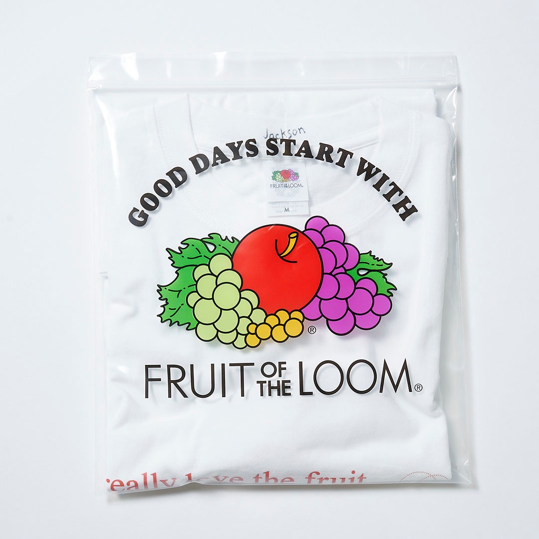 FRUIT OF THE LOOM×JM 僕は本当にフル－ツが大好きなんだ Tee